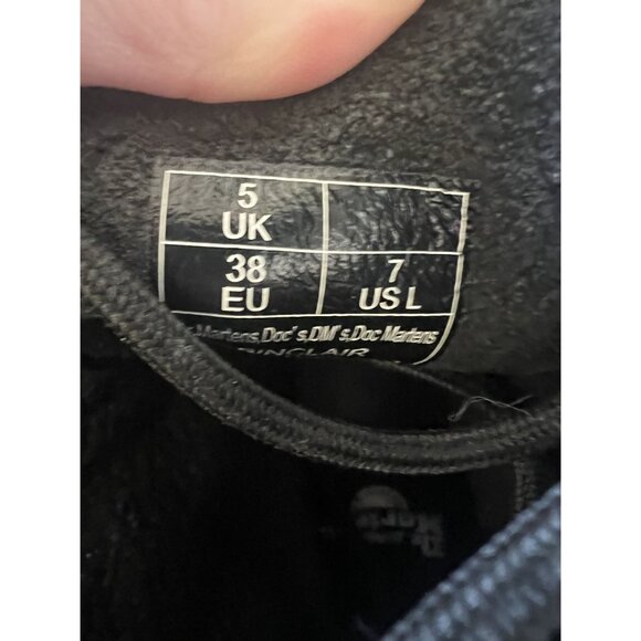 Dr. Martens Black Leather Platform Combat Boots Women’s US 7 EU 38 Lug Sole - Picture 7 of 7